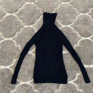 Black Turtleneck Sweater